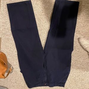 Mens navy blue carhartt pants